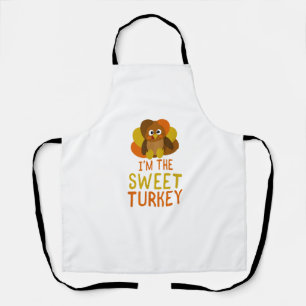 Funny Sweet Türkei Familienmatte Erntedank Schürze