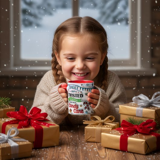 Funny Sweet & Twisted Christmas Mug Tasse