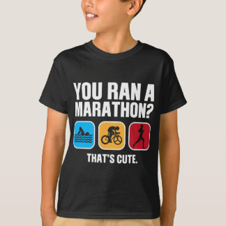Funny Swim Bike Lauf Triathlon Männer Frauen Triat T-Shirt