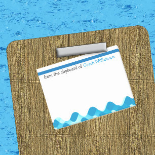 Funny SWIM COACH Personalisierte Post-it Notes Klebezettel