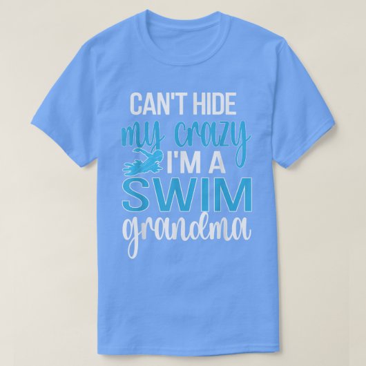 Funny Swim Grandma Of A Swimmer Swimming Grandma  T-Shirt (Design vorne)