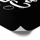 Funny Swim Hair Dont Care Geschenk Poster (Ecke)