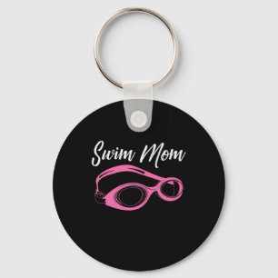 Funny Swim Mama Geschenk Niedlichen Schwimmer Girl Schlüsselanhänger