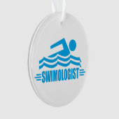Funny Swimmer Ornament (Vorderseite)