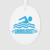 Funny Swimmer Ornament (Vorderseite)