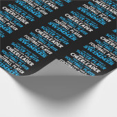 Funny Swimming Definition Schwimmer Geschenkpapier (Ecke)