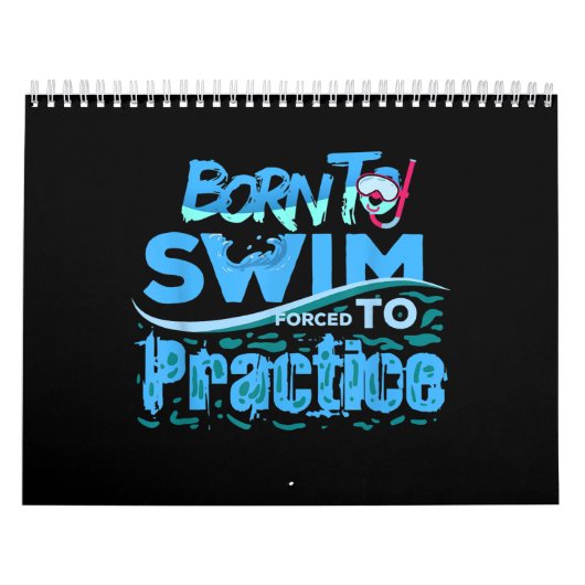 Funny Swimming Geschenk Ein Schwimmer Kalender (Titelbild)