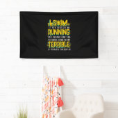 Funny Swimming Geschenk für das Baden Banner (Insitu)