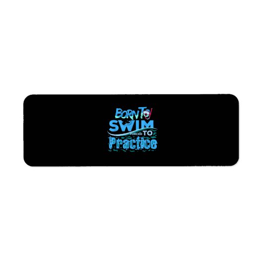 Funny Swimming Geschenkdesign (Vorne)