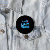 Funny Swimming Geschenkdesign Button (Beispiel)