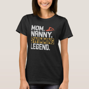 Funny Swimming Mama Kindermädchen Coole Kindermädc T-Shirt