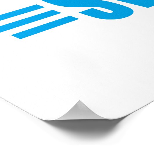 Funny Swimming Poster (Ecke)