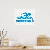 Funny Swimming Poster (Küche)