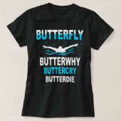 Funny Swimming T-Shirt (Design vorne)