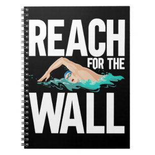 Funny Swimming Team Swimmer Zitate Notizblock