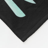 Funny Swimming Workout Meerjungfrau Ich kann nicht Fleecedecke (Ecke)