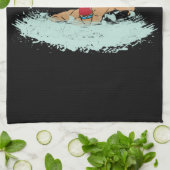 Funny Swimming Zitat Schwimmer Geschenk Geschirrtuch (Gefaltet)