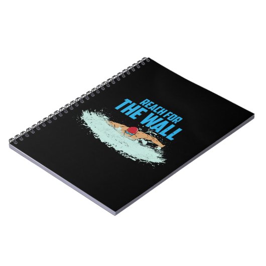 Funny Swimming Zitat Schwimmer Geschenk Notizblock (Linke Seite)