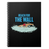 Funny Swimming Zitat Schwimmer Geschenk Notizblock (Vorderseite)