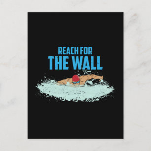 Funny Swimming Zitat Schwimmer Geschenk Postkarte