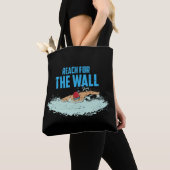 Funny Swimming Zitat Schwimmer Geschenk Tasche (Von Nahem)