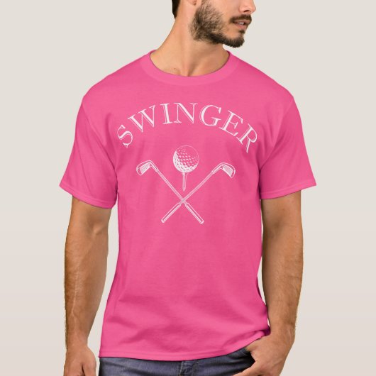 Funny Swinger Golf T-Shirt Let's Par-T-Shirt Let's (Vorderseite)
