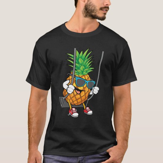 Funny Swinging Ananas Lover Geschenk | Niedlich Sw T-Shirt (Vorderseite)