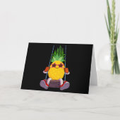 Funny Swinging Pineapple Swinger Karte (Vorderseite)