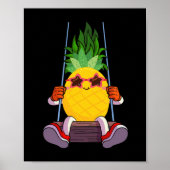 Funny Swinging Pineapple Swinger Poster (Vorne)