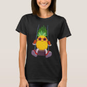 Funny Swinging Pineapple Swinger T-Shirt (Vorderseite)