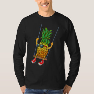 Funny Swingling Ananas Swinger Fruit Animated Cu T-Shirt