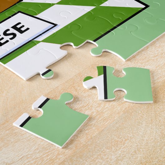 Funny Swiss Army Cheese Cartoon Puzzle (Seite)