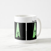 Funny Sword in Stone Stickman Tasse - 124 (VorderseiteRechts)