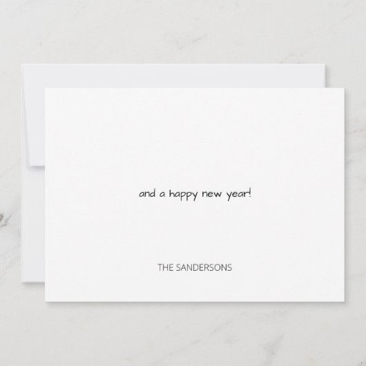 Funny Swordfish Weihnachtskarte (Rückseite)