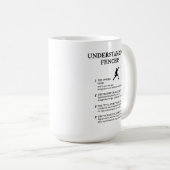 Funny Swordplay Spaß für Fencing Fans Kaffeetasse (VorderseiteRechts)