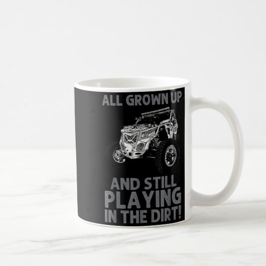 Funny Sxs Design For Men Women Offroading Utv Side Kaffeetasse (Rechts)