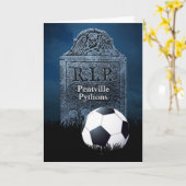 Funny Sympathy Card für Gegner Fußballteam Karte (Gelbe Blume)