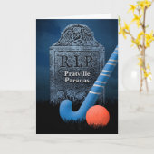 Funny Sympathy Card für Losing Field Hockey Team Karte (Gelbe Blume)