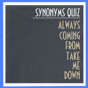 Funny Synonym Rickroll Party Serviette