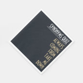 Funny Synonym Rickroll Party Serviette (Ecke)