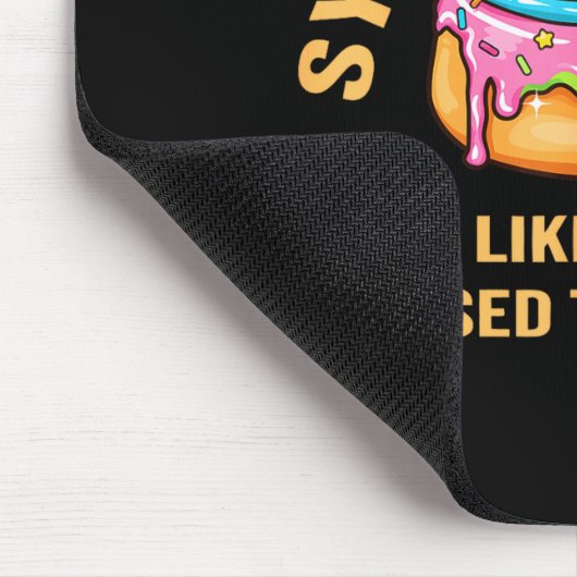 Funny Synonym Rolls Joke Cinnamon Rolls Grammar Pu Mousepad (Ecke)