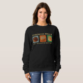 Funny Synonym Rolls Joke Cinnamon Rolls Grammar Pu Sweatshirt (Vorne ganz)