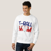 Funny T-ball Mama Mutter Dayball Mama Game Fan Sweatshirt (Vorne ganz)