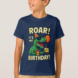 Funny T-Rex Dino Birthday T-Shirt