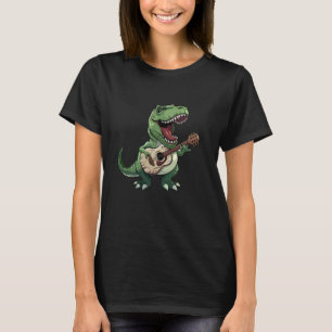 Funny T-Rex Dinosaur Gitarre Rocking T-Rex spielen T-Shirt