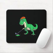Funny T Rex Dinosaur Golf Gifts Shirts For Men Gol Mousepad (Mit Mouse)