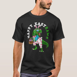 Funny T Rex Dinosaur Kostüm Bunny Rabbit Oster D T-Shirt