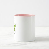 Funny T-Rex Dinosaur Vater existiert Gott Atheist Tasse (Zentrum)