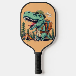 Funny T-rex Dinosaur Wandern Abstrakt Pickleball Schläger