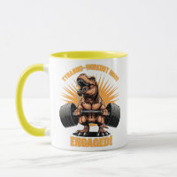 Funny T Rex Dinosaur Workout Fitness Gym Übungen